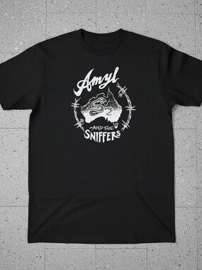 Amyl and The Sniffers Graphic T-Shirt – Punk Rock Band Tee, Edgy Vintage Style